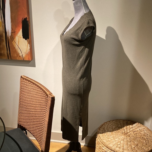 Madewell Olive Green B Neck T-Shirt Dress Size XS - Picture 6 of 7